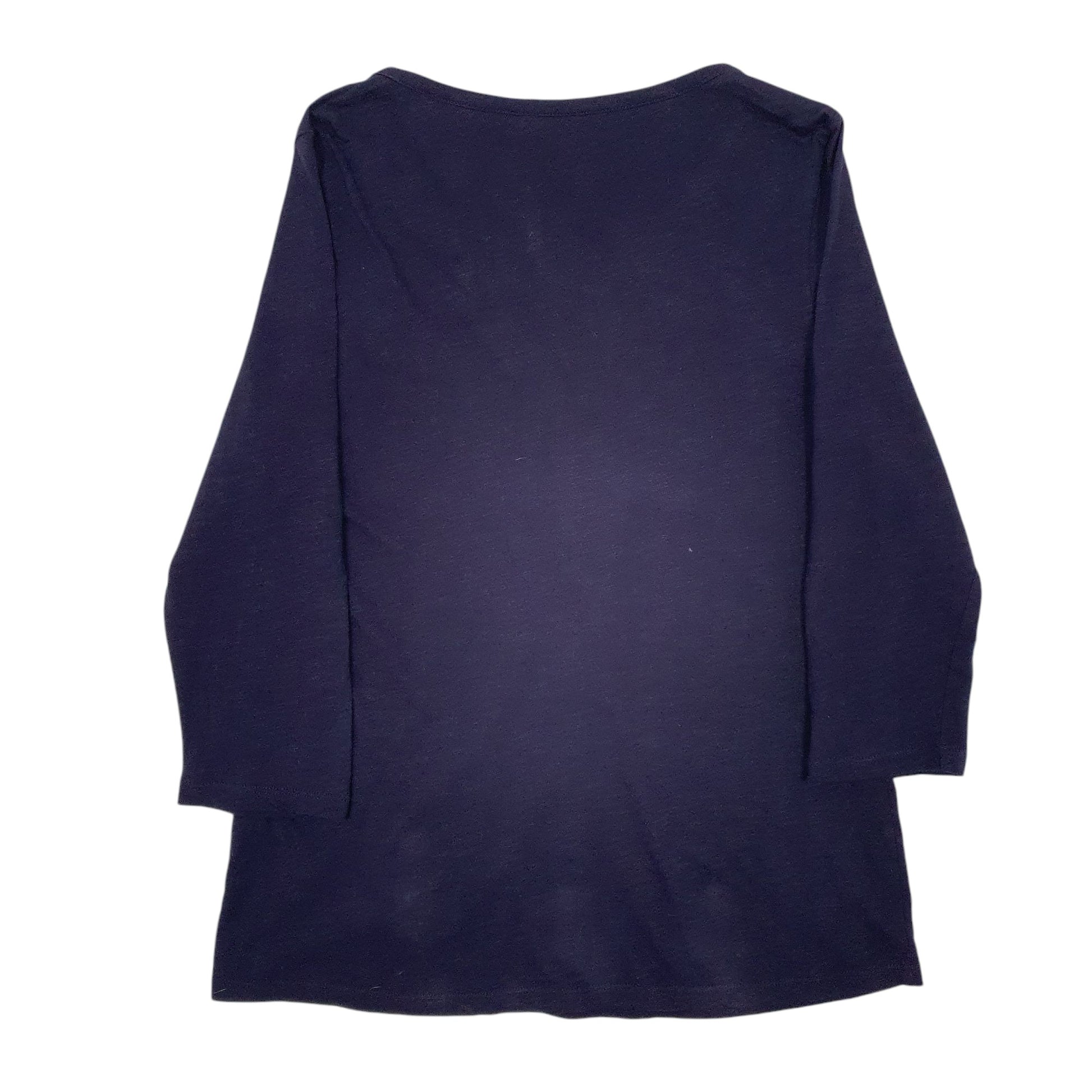 Womens Navy Boden Blouse Long Sleeve T Shirt
