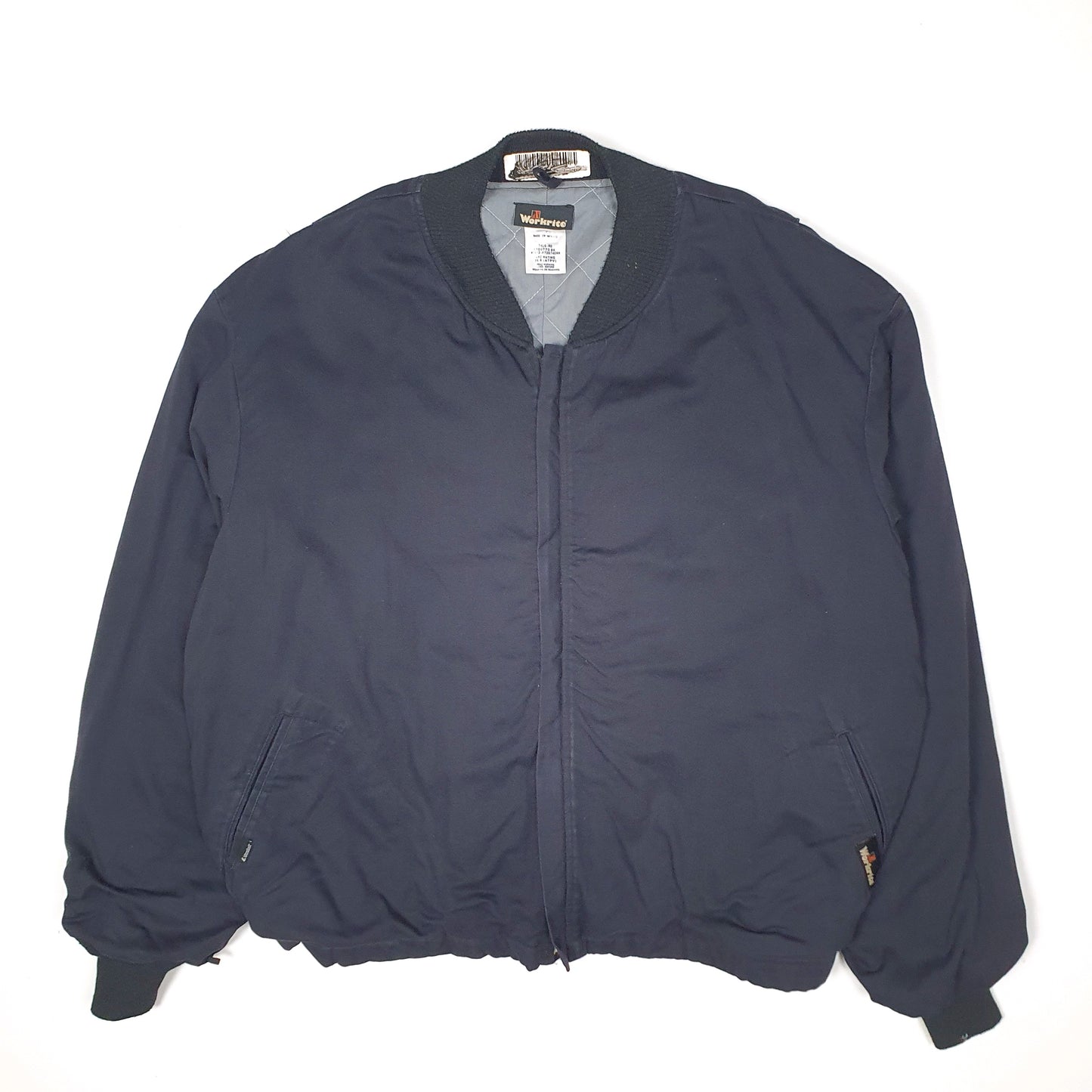 Mens Navy Workrite FR Bomber  Coat