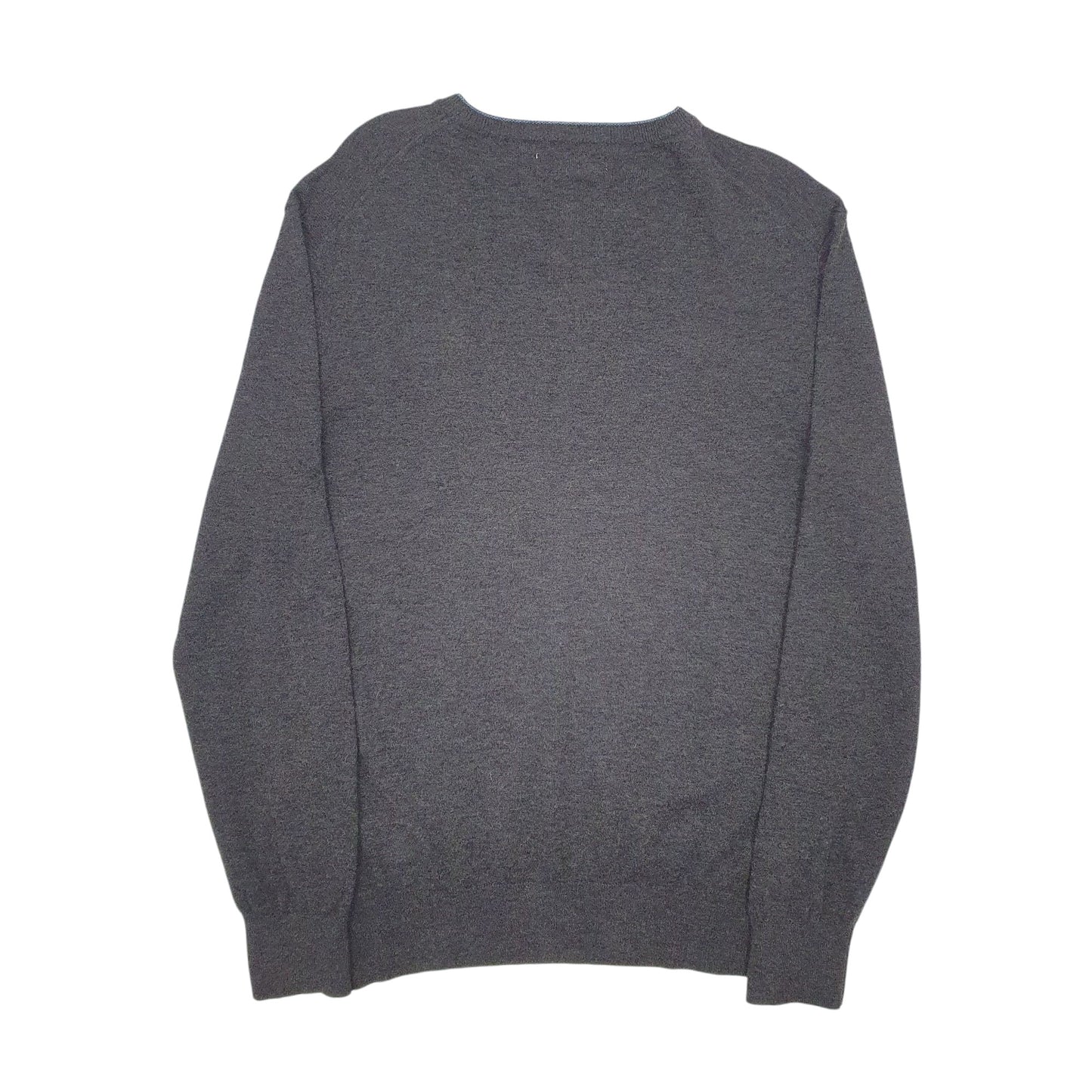 Mens Grey Boden Lightweight V Neck Jumper