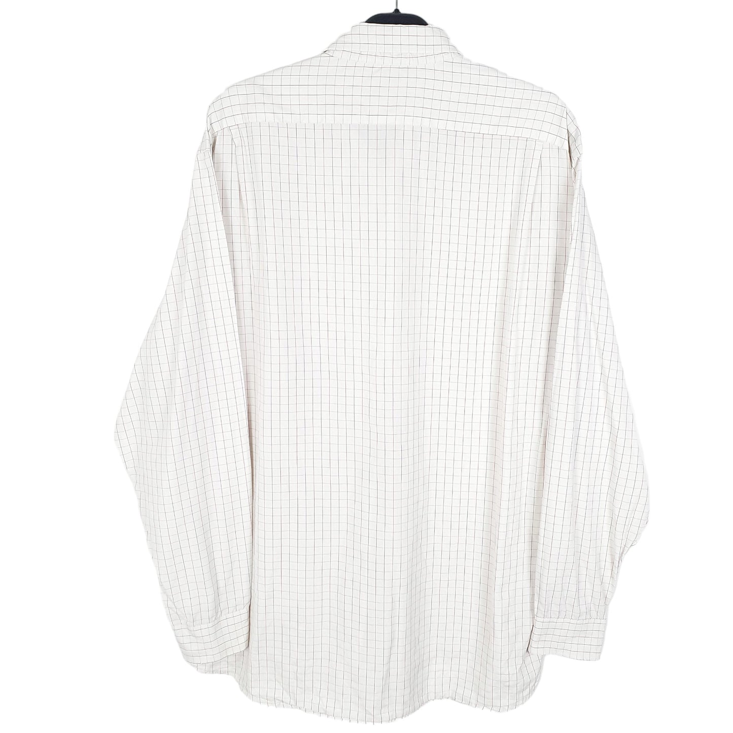 Mens White Lacoste Vintage Made In France Long Sleeve Shirt