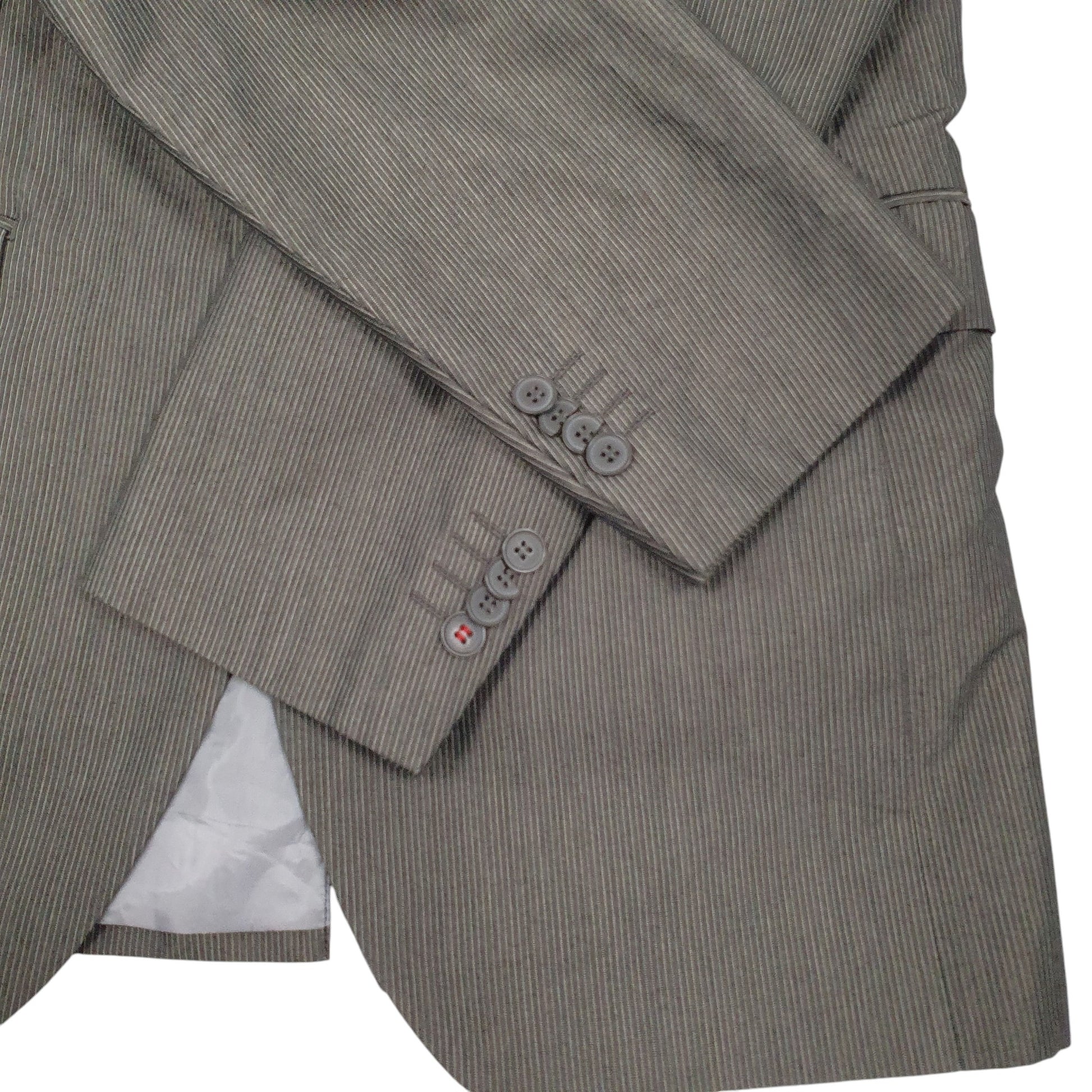 Mens Grey Bogie Slim Fit  Coat