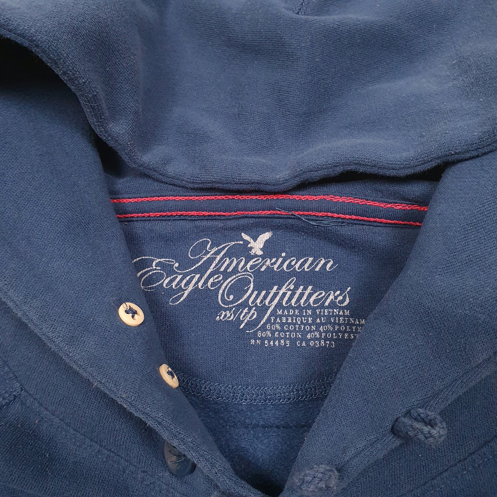 Mens Navy American Eagle Outfitters NYC Hoodie Jumper