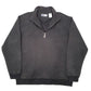 Mens Black Filq  Quarter Zip Jumper
