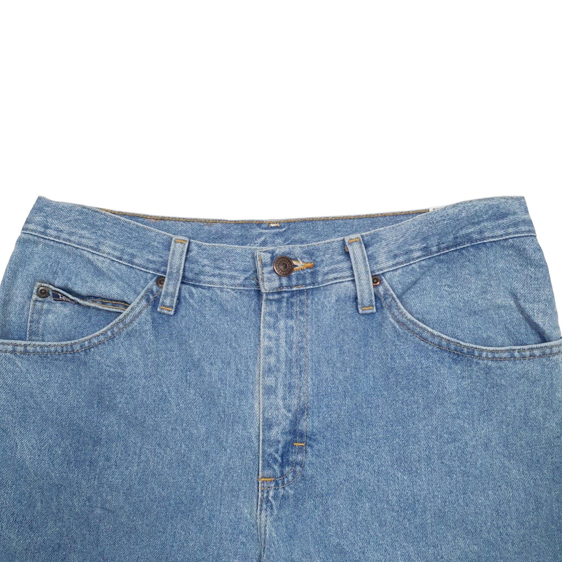 Mens Blue Lee Cut Off Denim Shorts