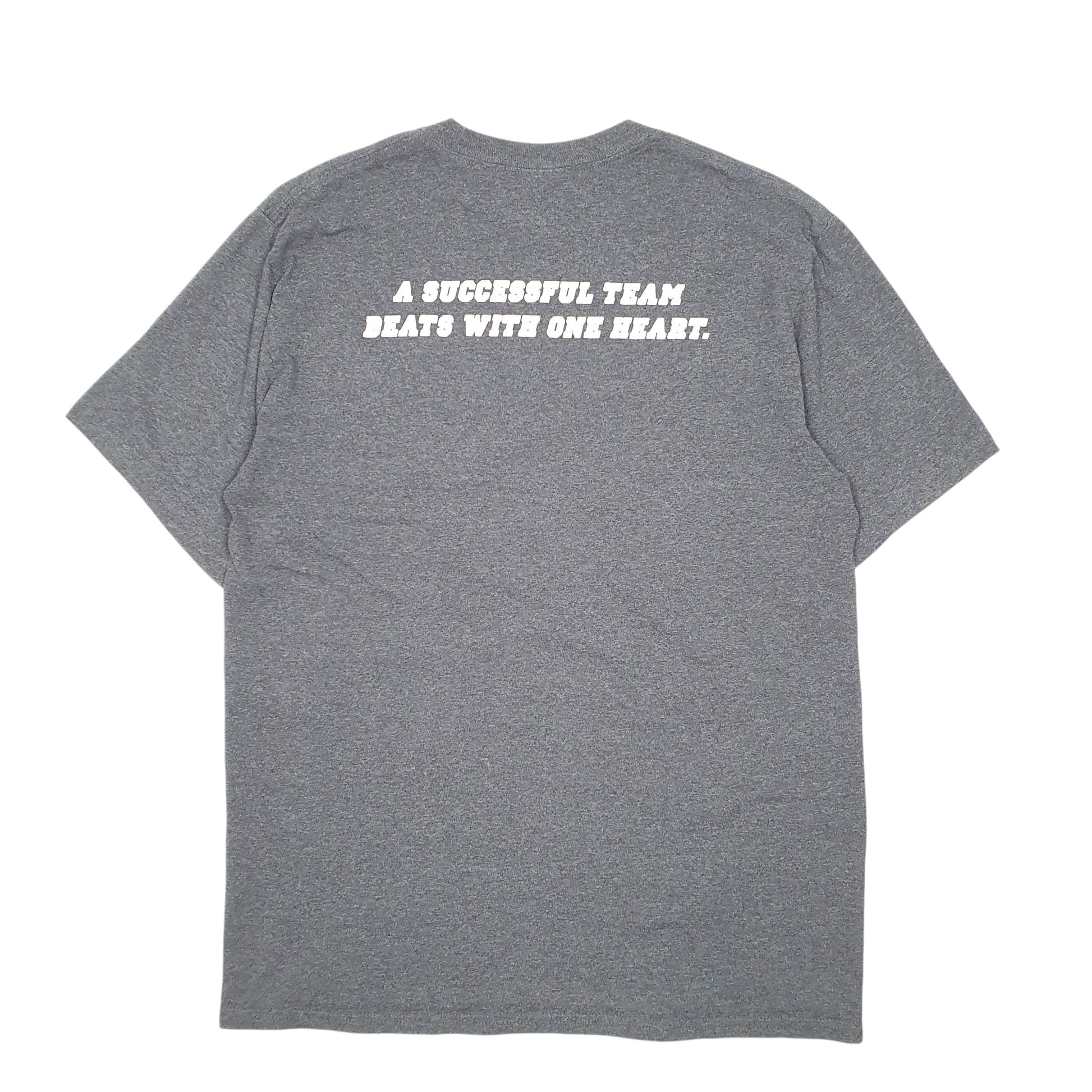 Mens Grey Port & Company UWP Basketball Short Sleeve T Shirt