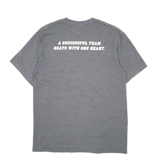 Mens Grey Port & Company UWP Basketball Short Sleeve T Shirt