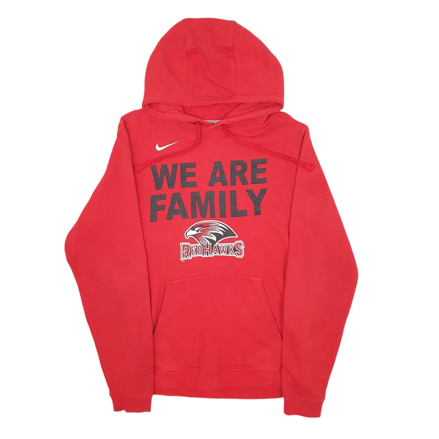 Mens Red Nike Red Hawks We Are Family Hoodie Jumper