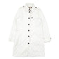 Womens White Burberry Designer Fashion Trench Long Line  Coat