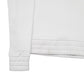 Womens White Fila Spellout Quarter Zip Jumper