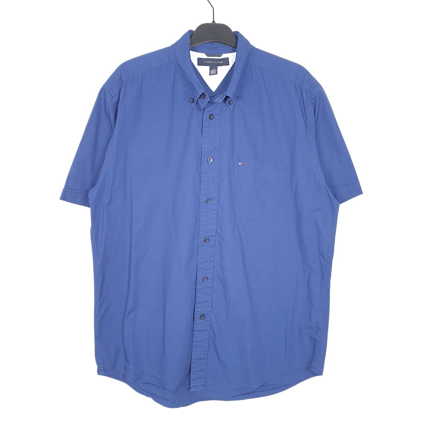 Mens Blue Tommy Hilfiger  Short Sleeve Shirt
