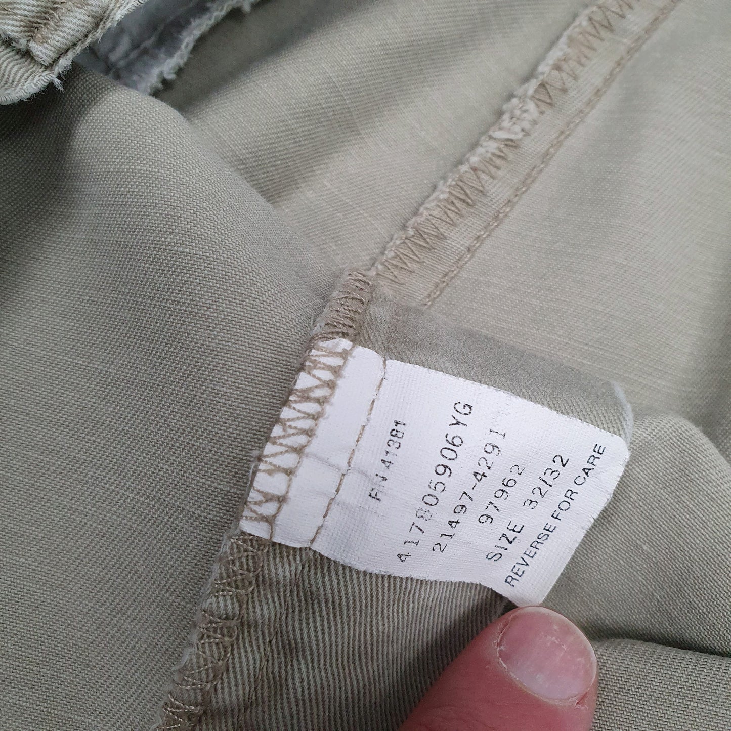 Mens Beige Polo Ralph Lauren Vintage 80s Made In USA Pleated Chino Trousers