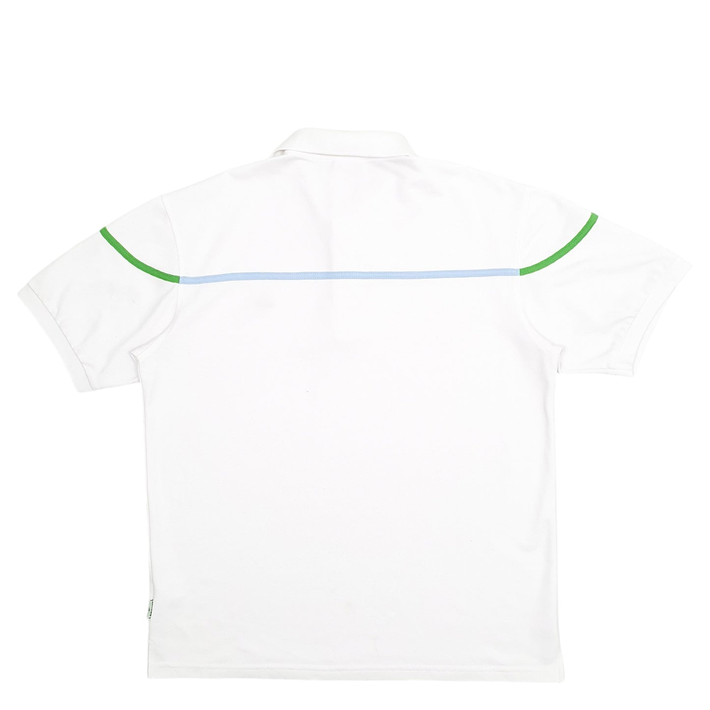 Mens White Lacoste  Short Sleeve Polo Shirt