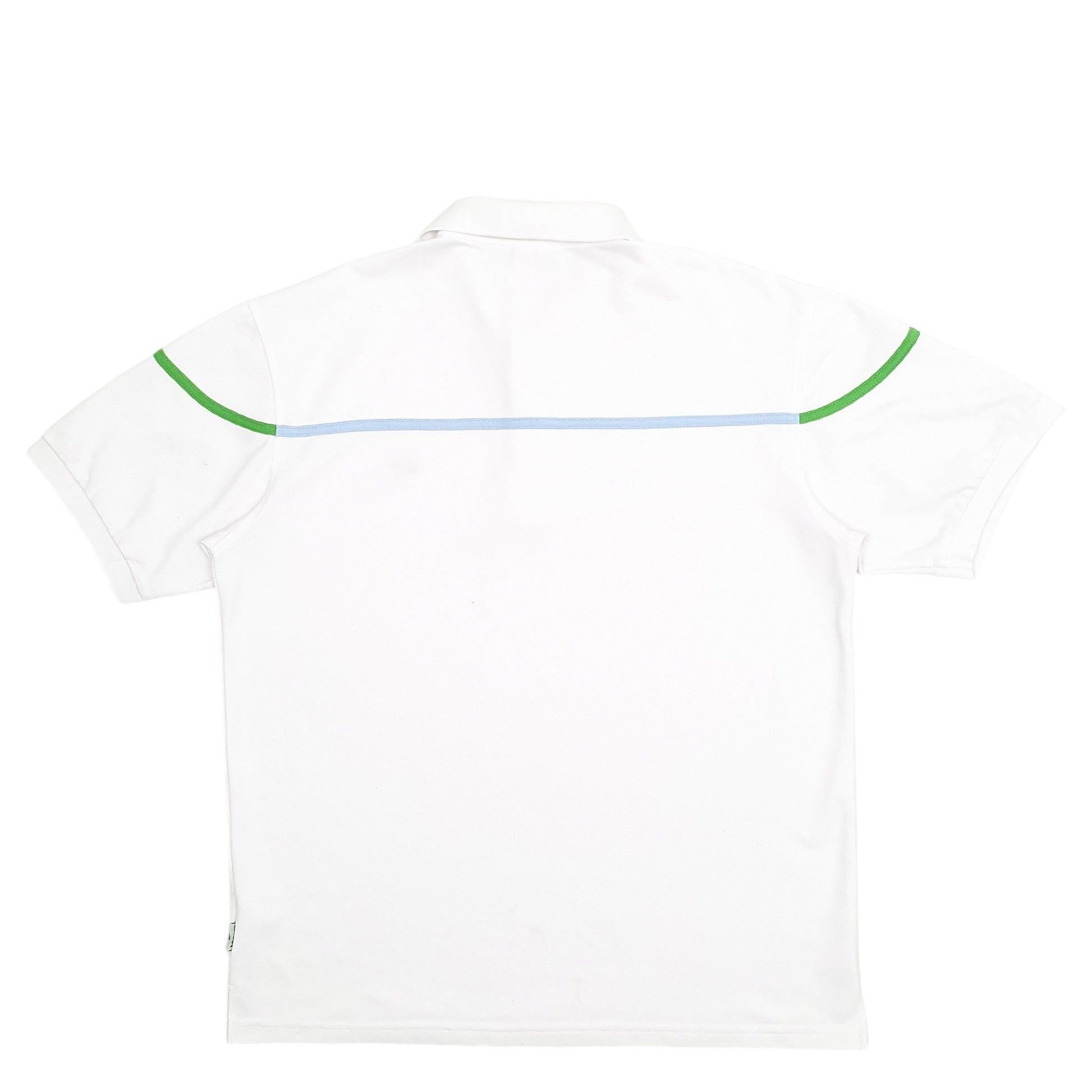 Mens White Lacoste  Short Sleeve Polo Shirt
