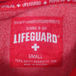 Womens Red Lifeguard  Hoodies Jumper