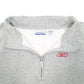Mens Grey Reebok  Quarter Zip Jumper