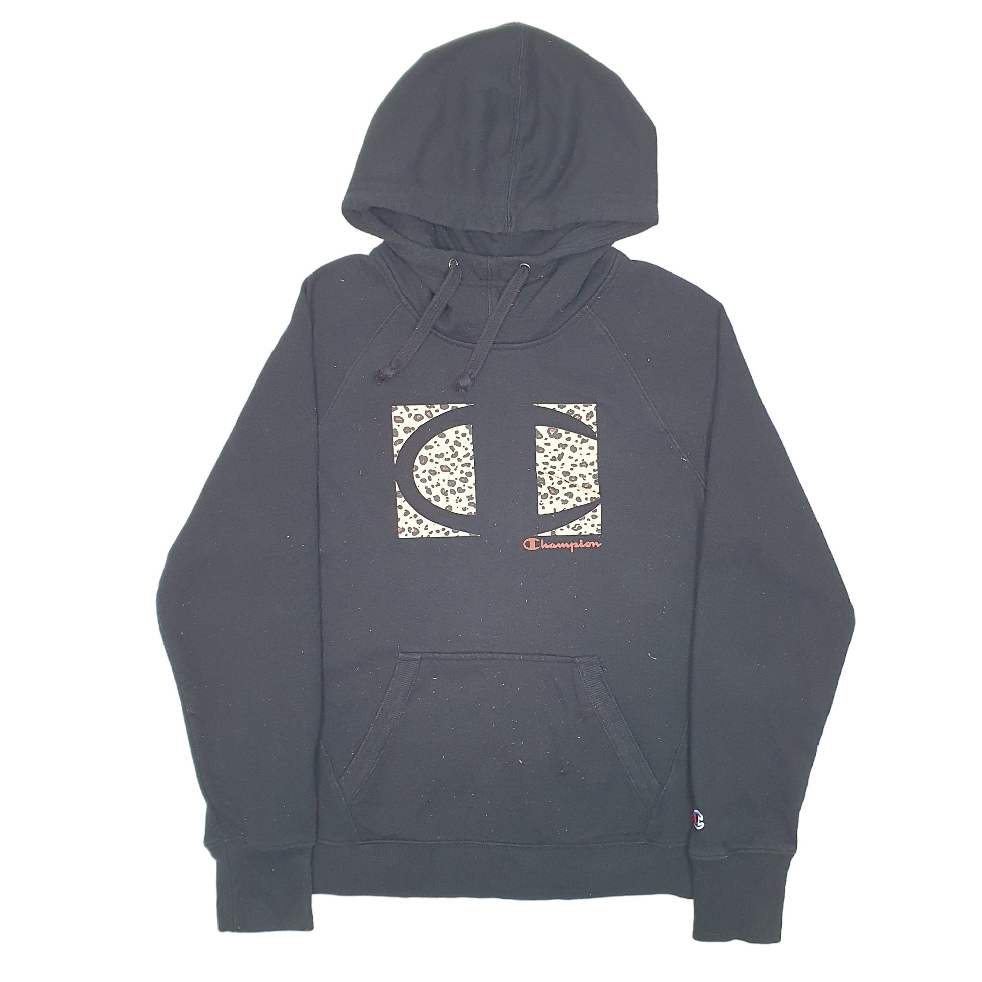 Womens Black Champion  Hoodie Jumper