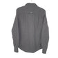 Mens Grey Supedry Herringbone Overshirt Shacket Tweed Long Sleeve Shirt
