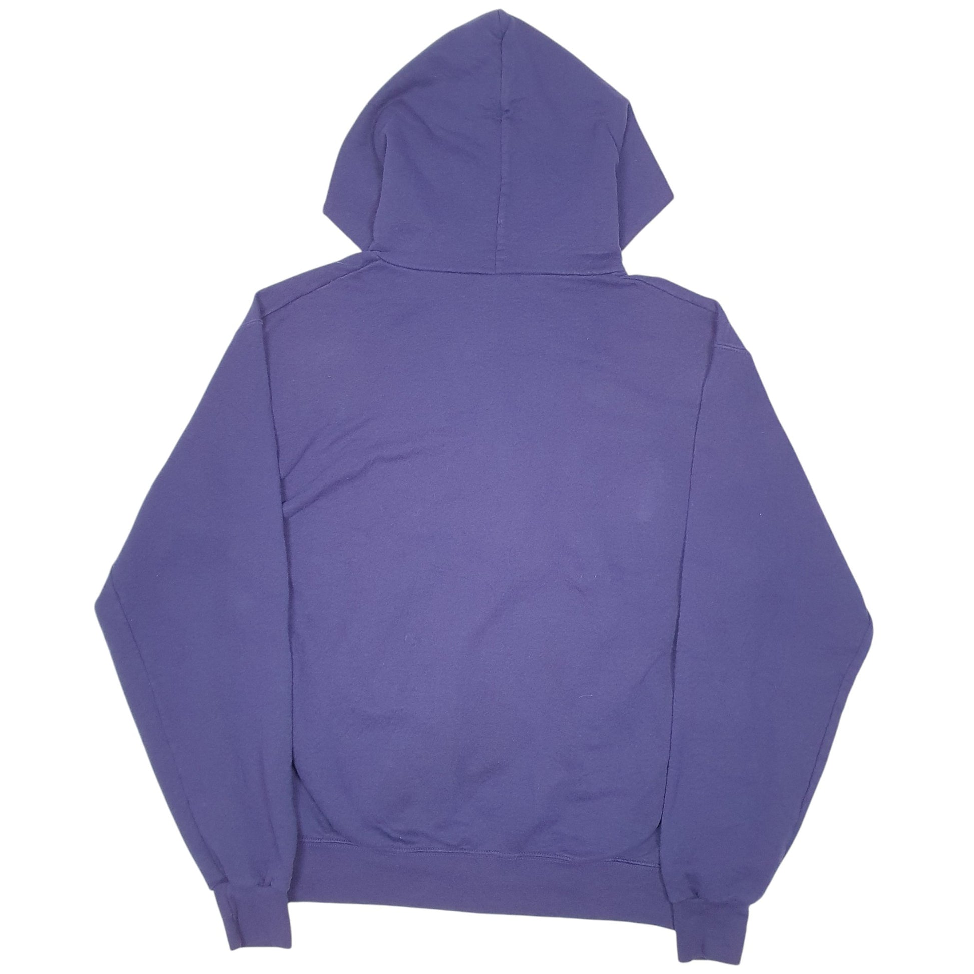 Mens Purple Champion James Madison University Spellout USA Hoodie Jumper