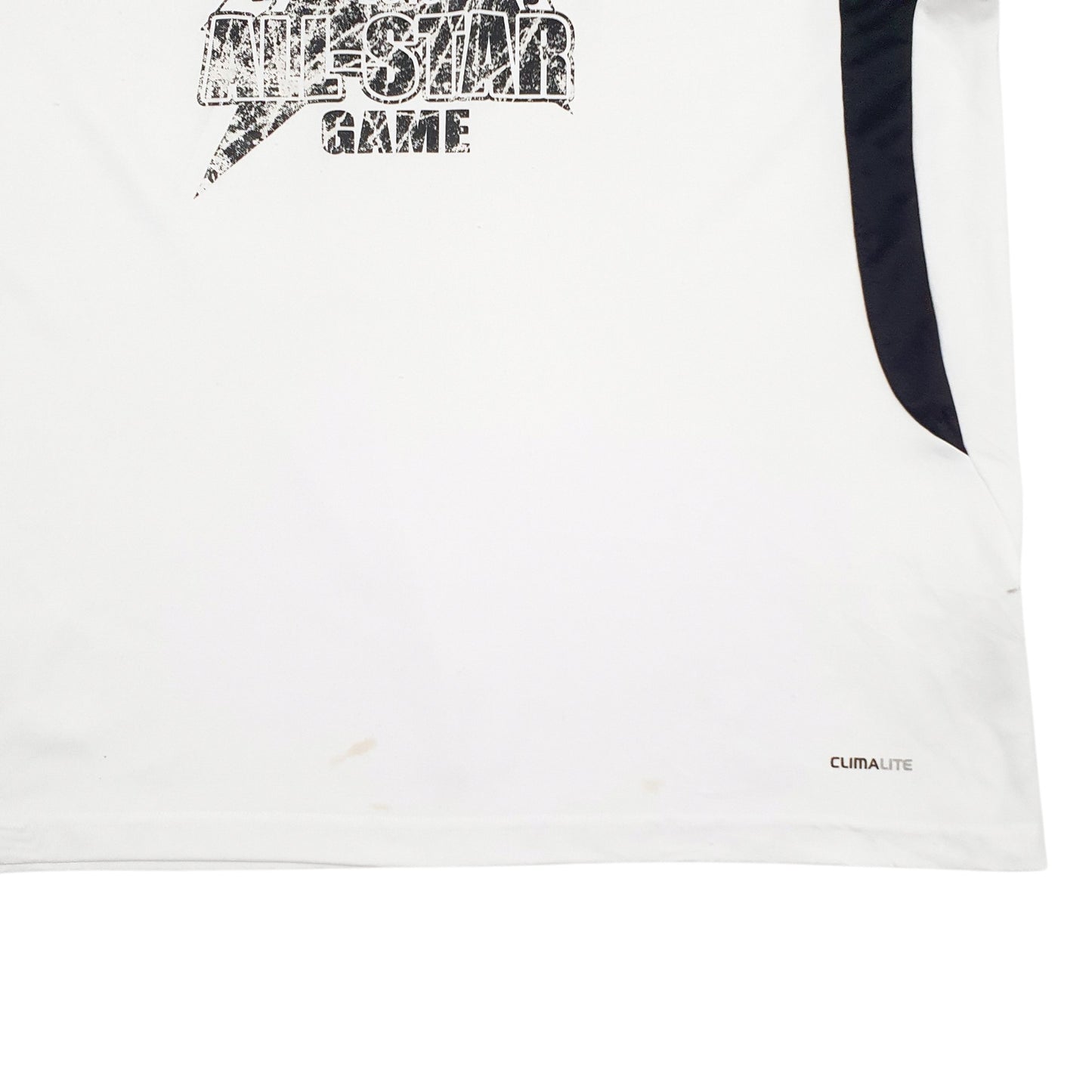 Mens White Adidas  Short Sleeve T Shirt