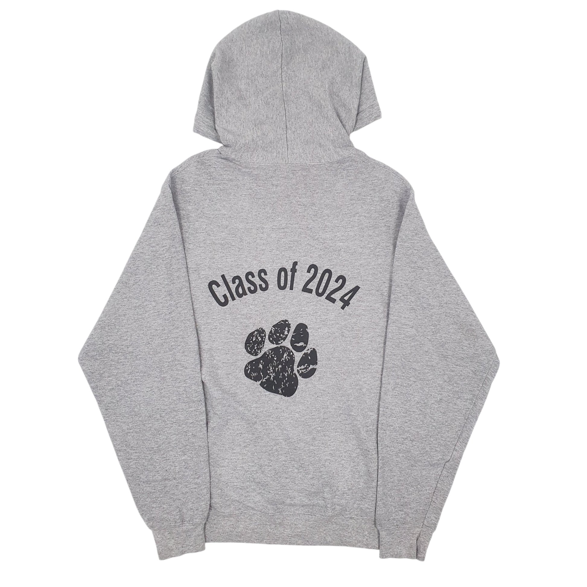 Mens Grey Port & Company University Preparatory Hoodie Jumper