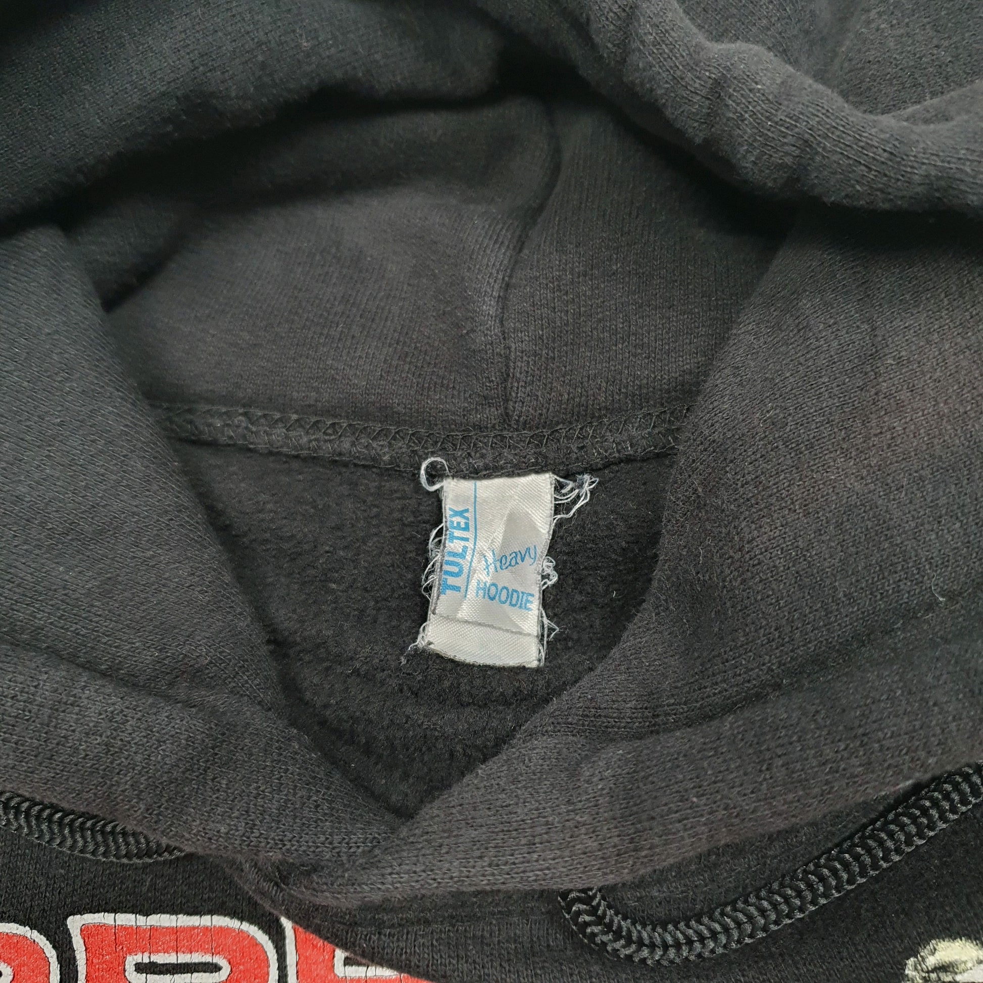 Mens Black Tultex Heavy Led Zeppelin U.S Tour 1971 Hoodie Jumper