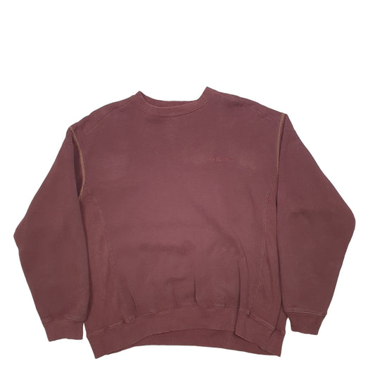 Mens Brown Columbia  Crewneck Jumper