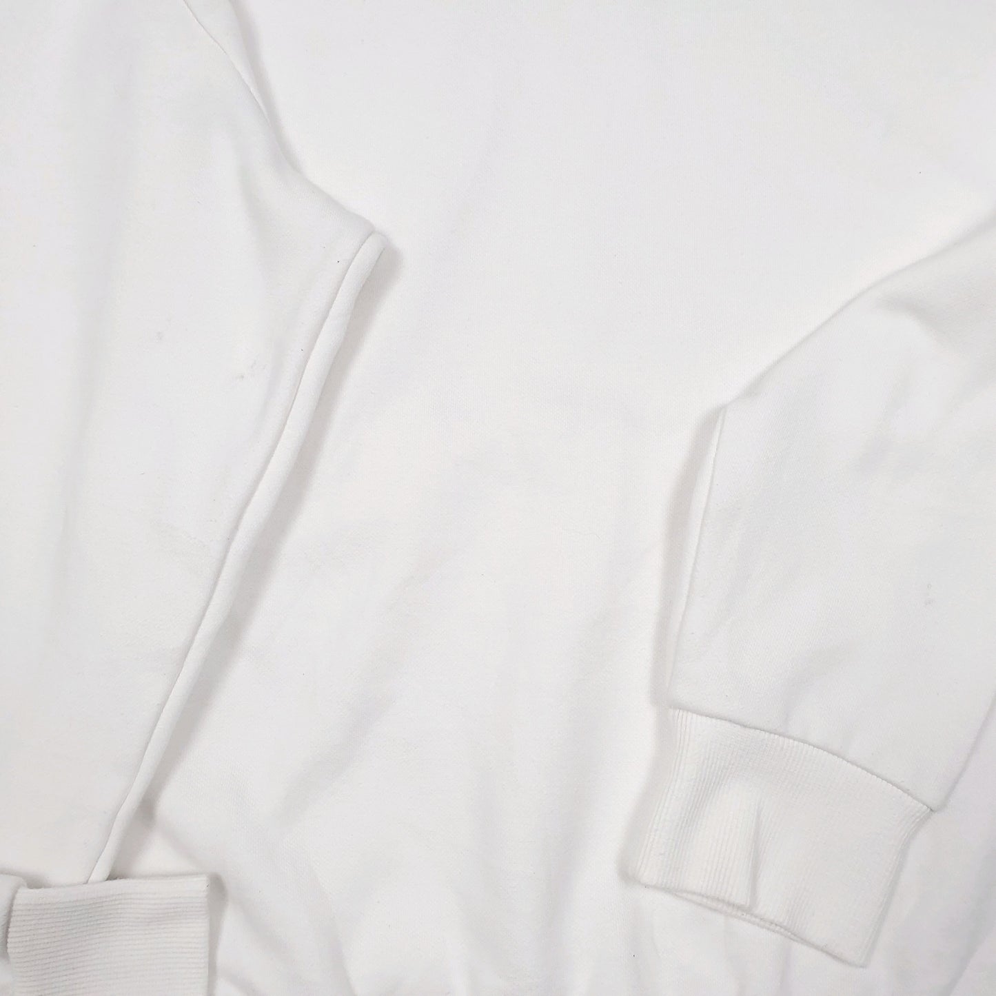 Mens White Puma Spellout Hoodie Jumper