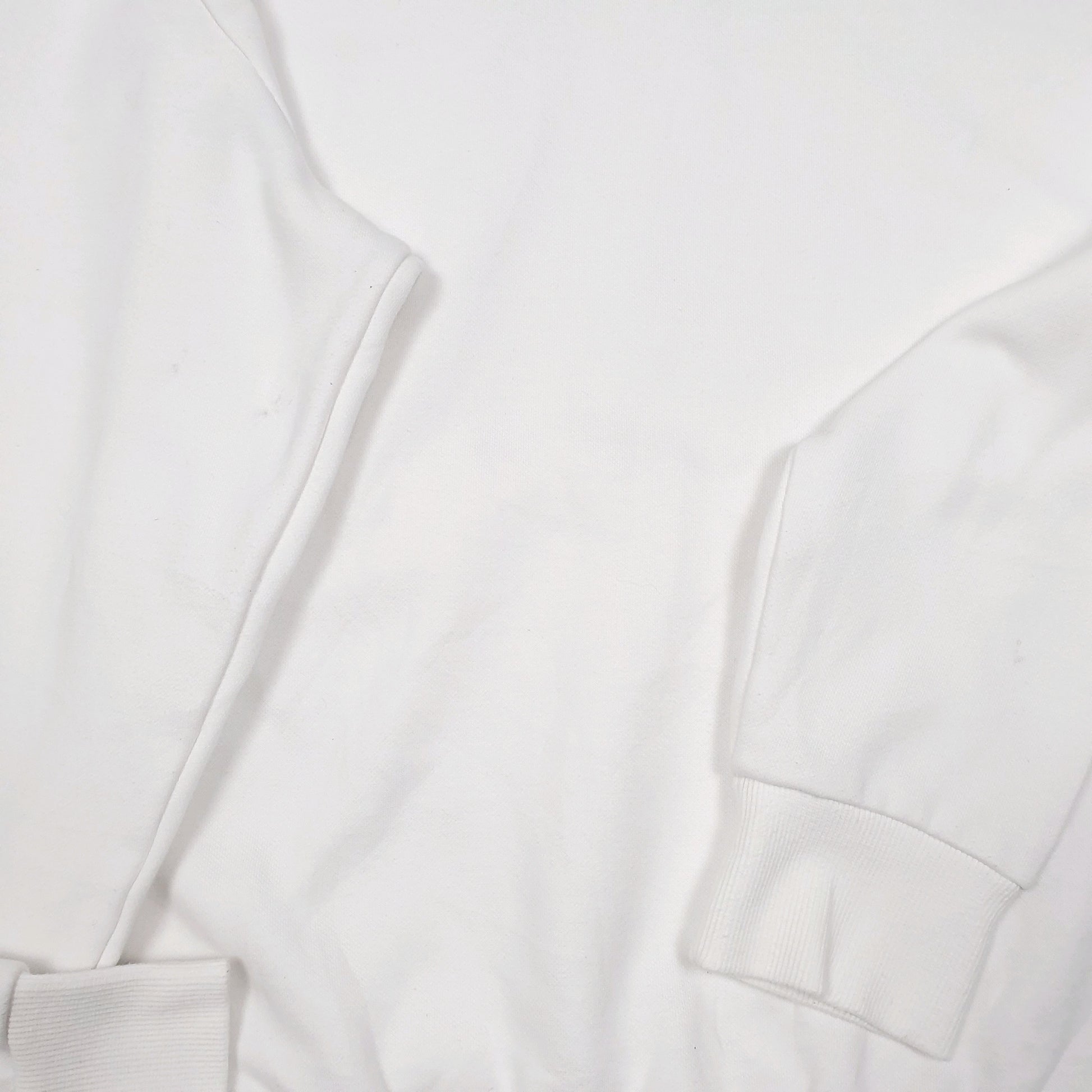 Mens White Puma Spellout Hoodie Jumper