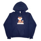 Womens Navy Jerzees  Hoodie Jumper