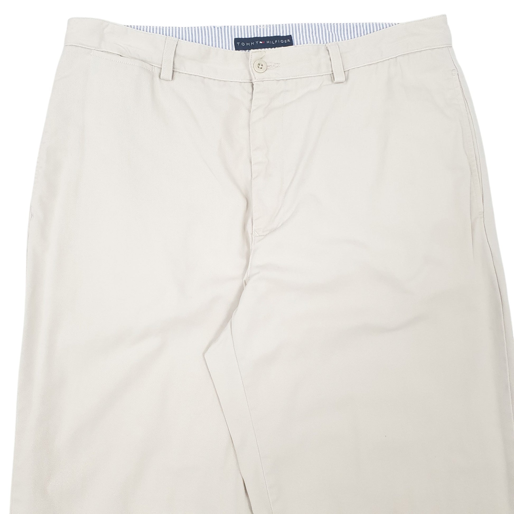 Mens Cream Tommy Hilfiger  Chino Trousers