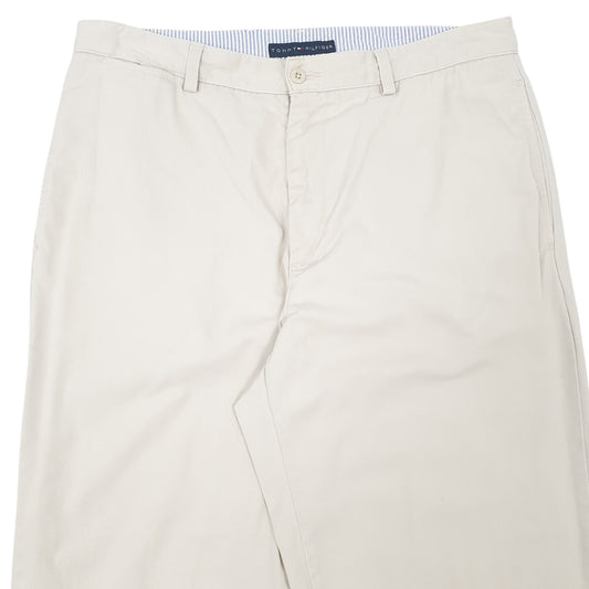 Mens Cream Tommy Hilfiger  Chino Trousers