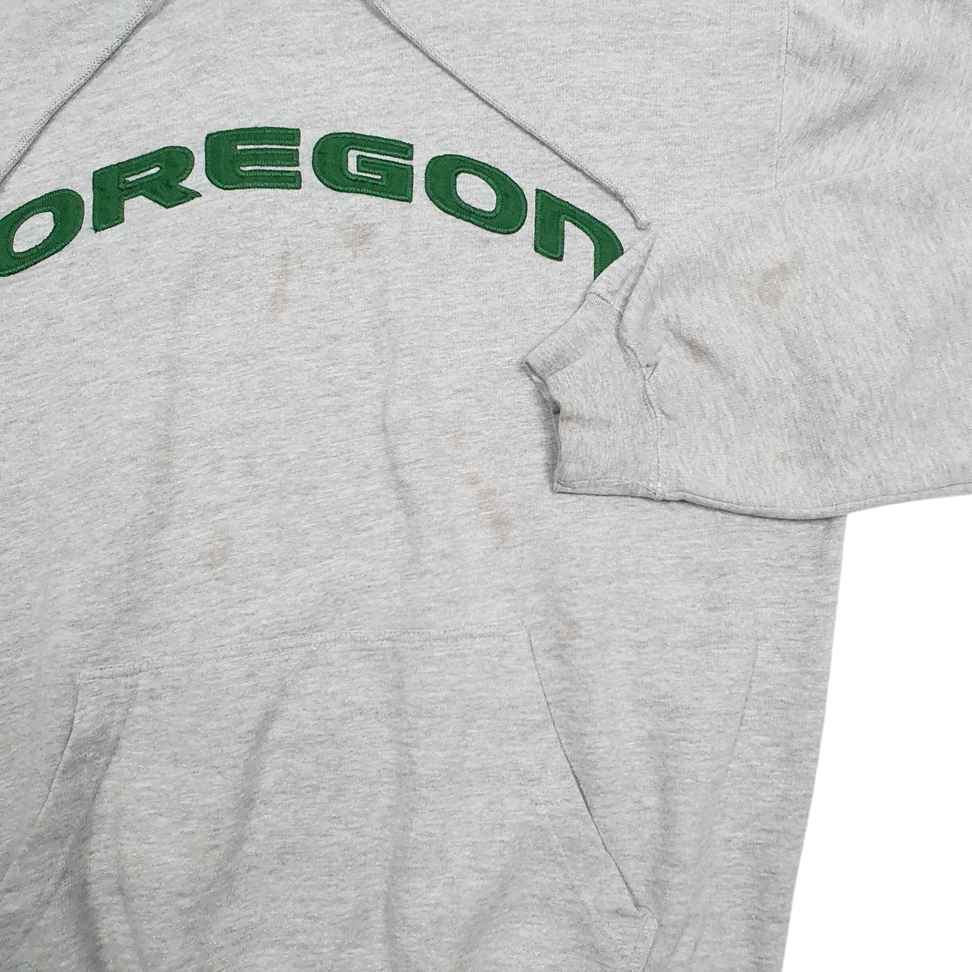 Mens Grey Unbranded Oregon Hoodie Jumper