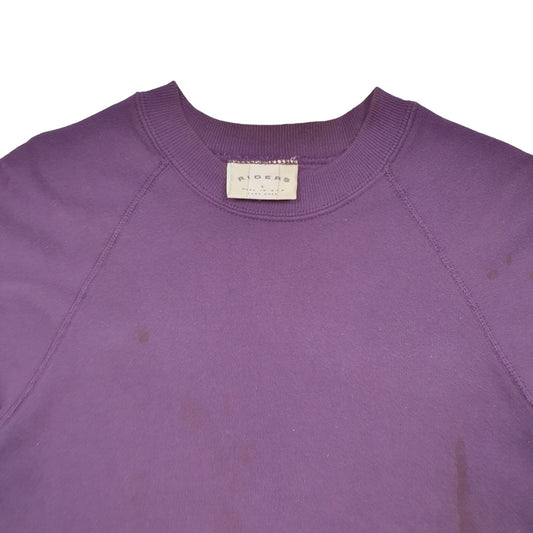 Mens Purple Riders Made In USA Crewneck Jumper