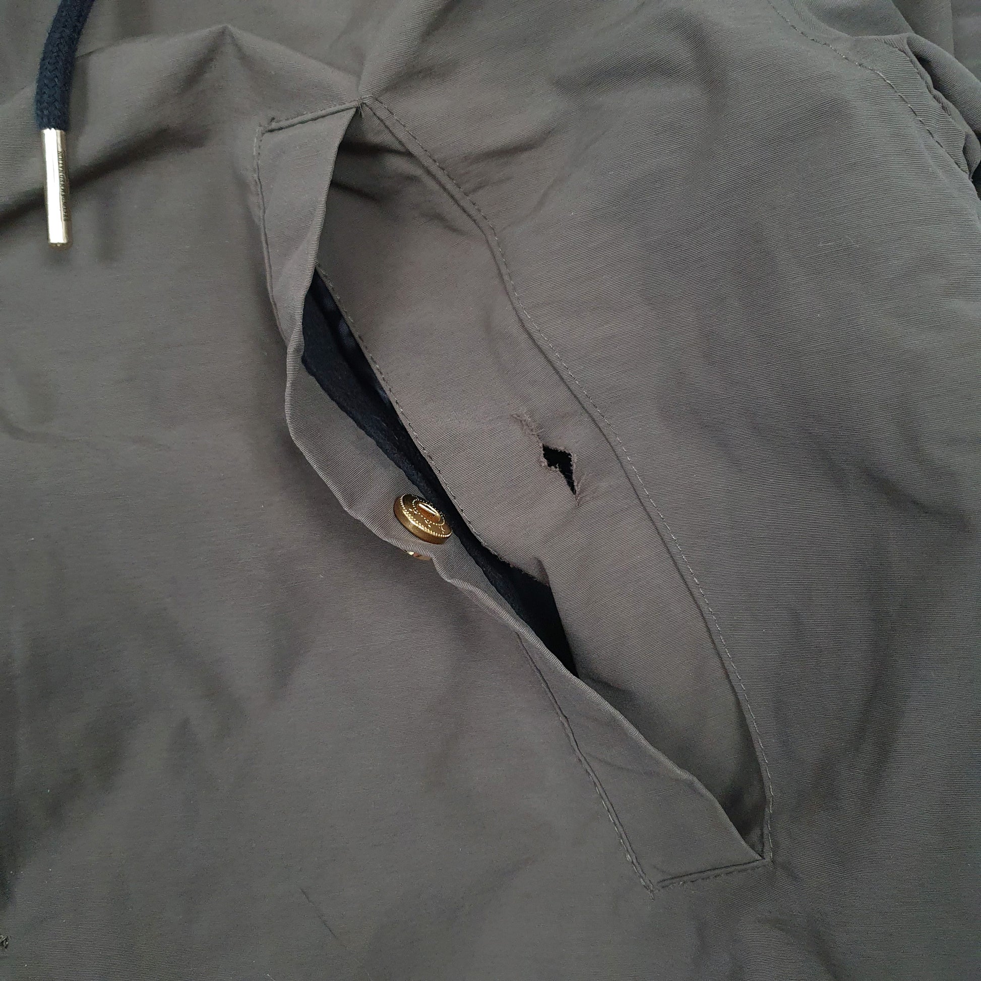 Mens Green Condemned Nation Glorious Gangsta Fur  Coat