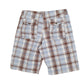 Mens Blue Lee Check Chino Shorts
