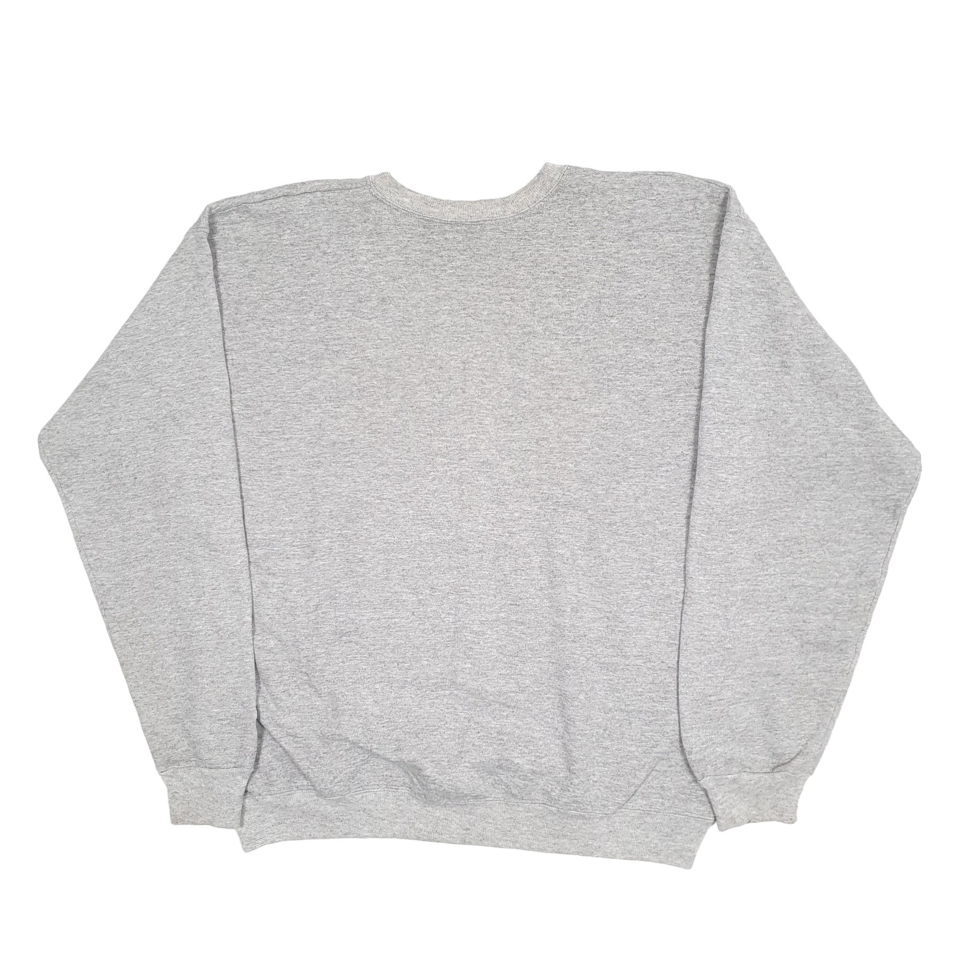 Mens Grey Champion NFL Washington Redskins Commanders Crewneck Jumper