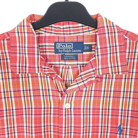 Mens Red Polo Ralph Lauren Caldwell Short Sleeve Shirt