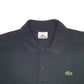 Mens Black Lacoste  Short Sleeve Polo Shirt