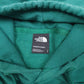 Womens Green The North Face Spellout Logo Hoodie Jumper