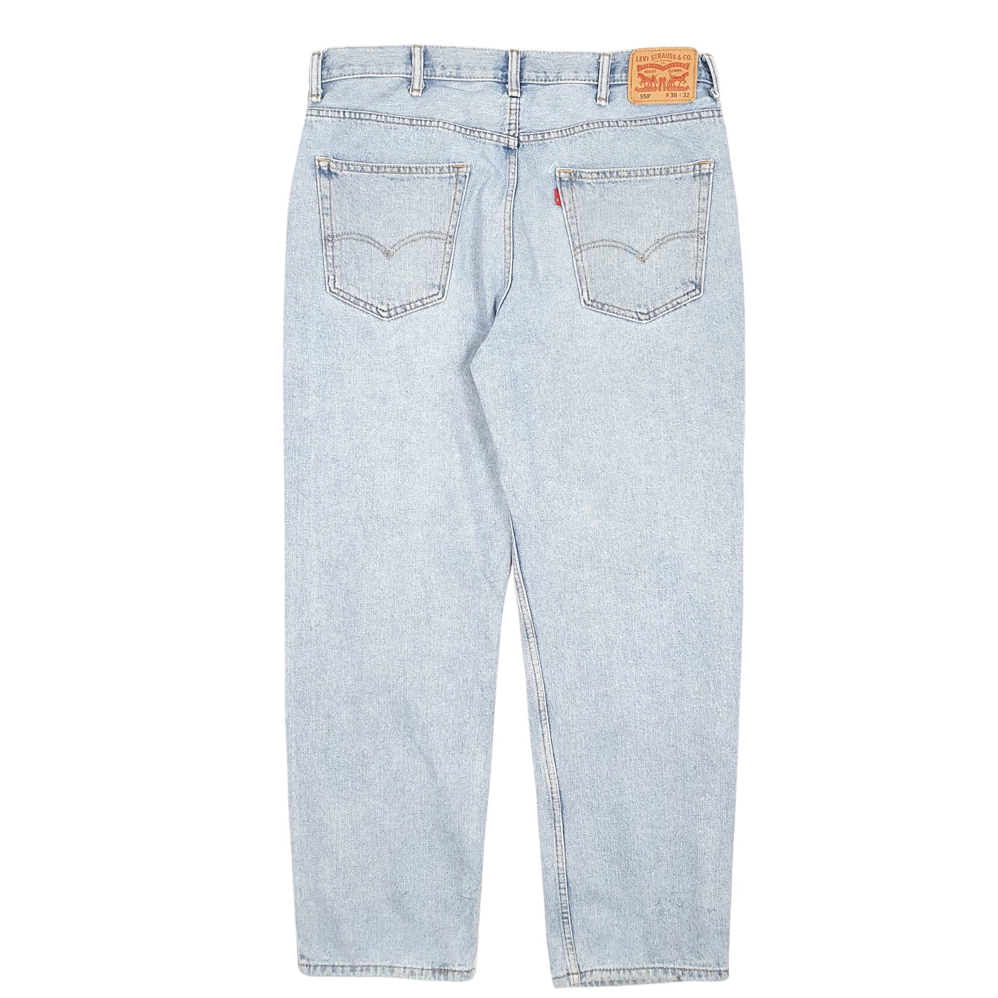 Mens Blue Levis  550 JeansW38 L32