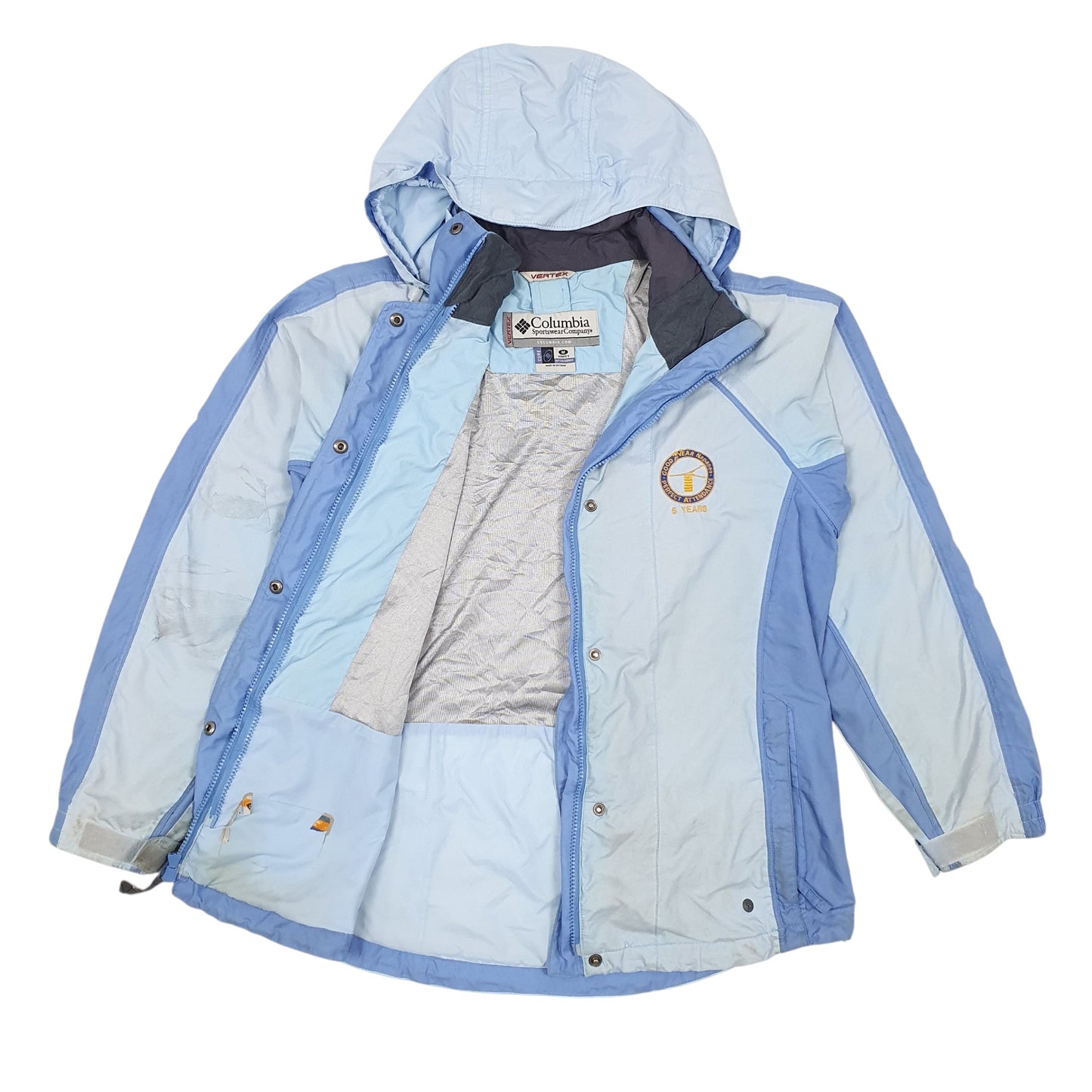 Womens Blue Columbia Sportswear Company   Coat