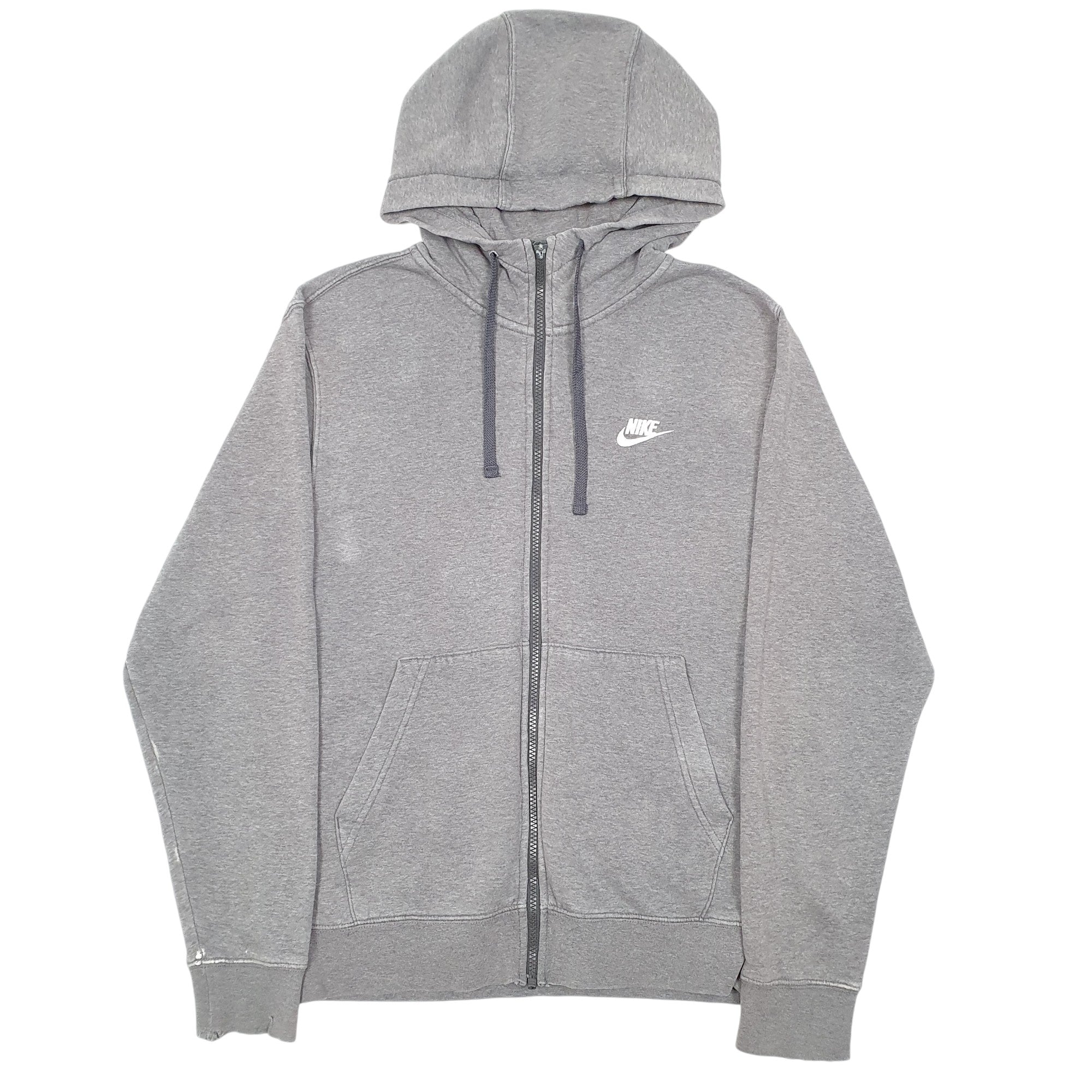 Mens Nike Grey Full Zip Hoodie Jumper S Bundl Clothing