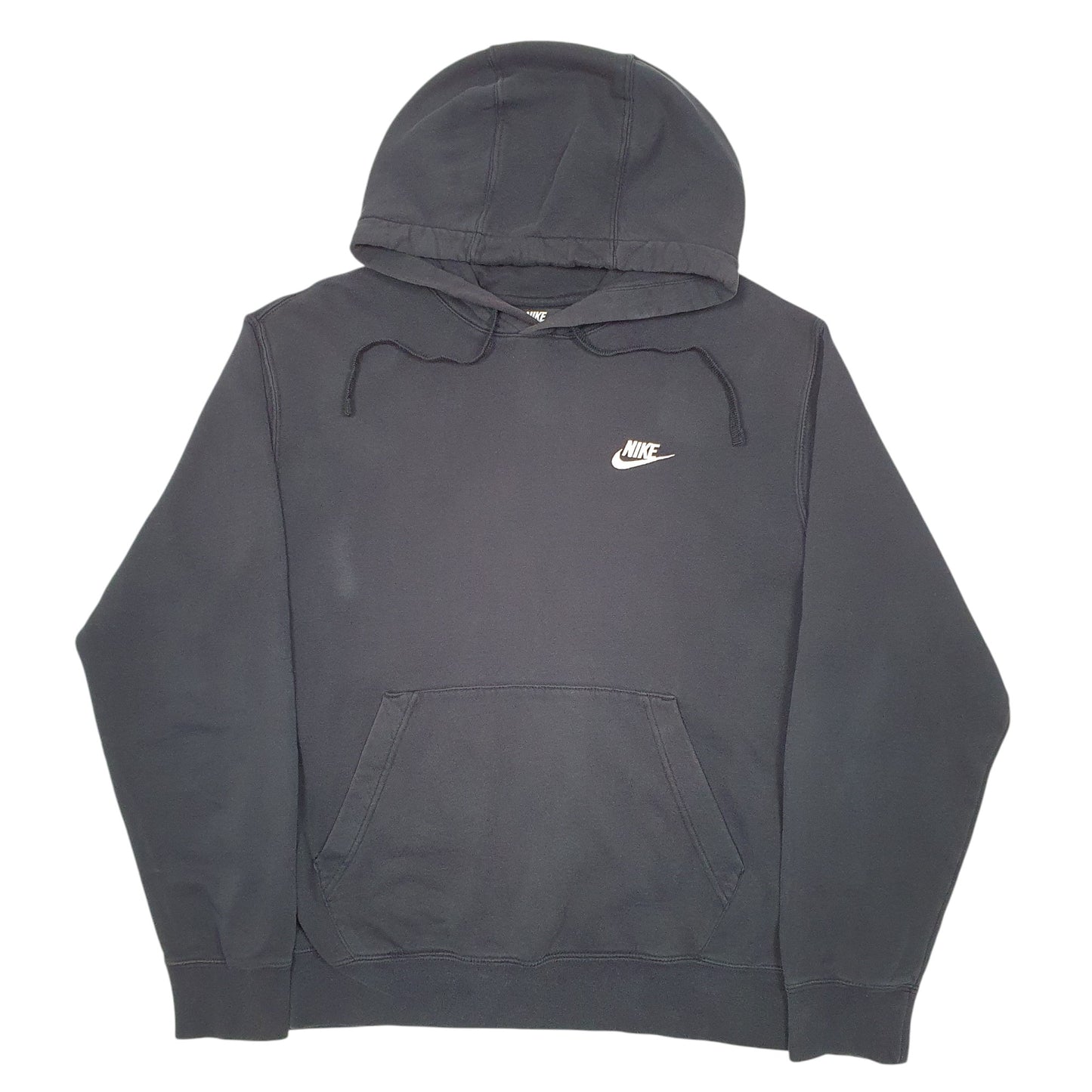 Mens Blue Nike Swoosh Hoodie Jumper