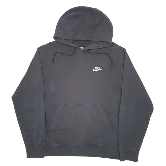 Mens Blue Nike Swoosh Hoodie Jumper