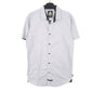 Mens Grey English Laundry  Short Sleeve Shirt