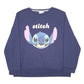 Womens Navy Disney Stitch Lilo Character Crewneck Jumper