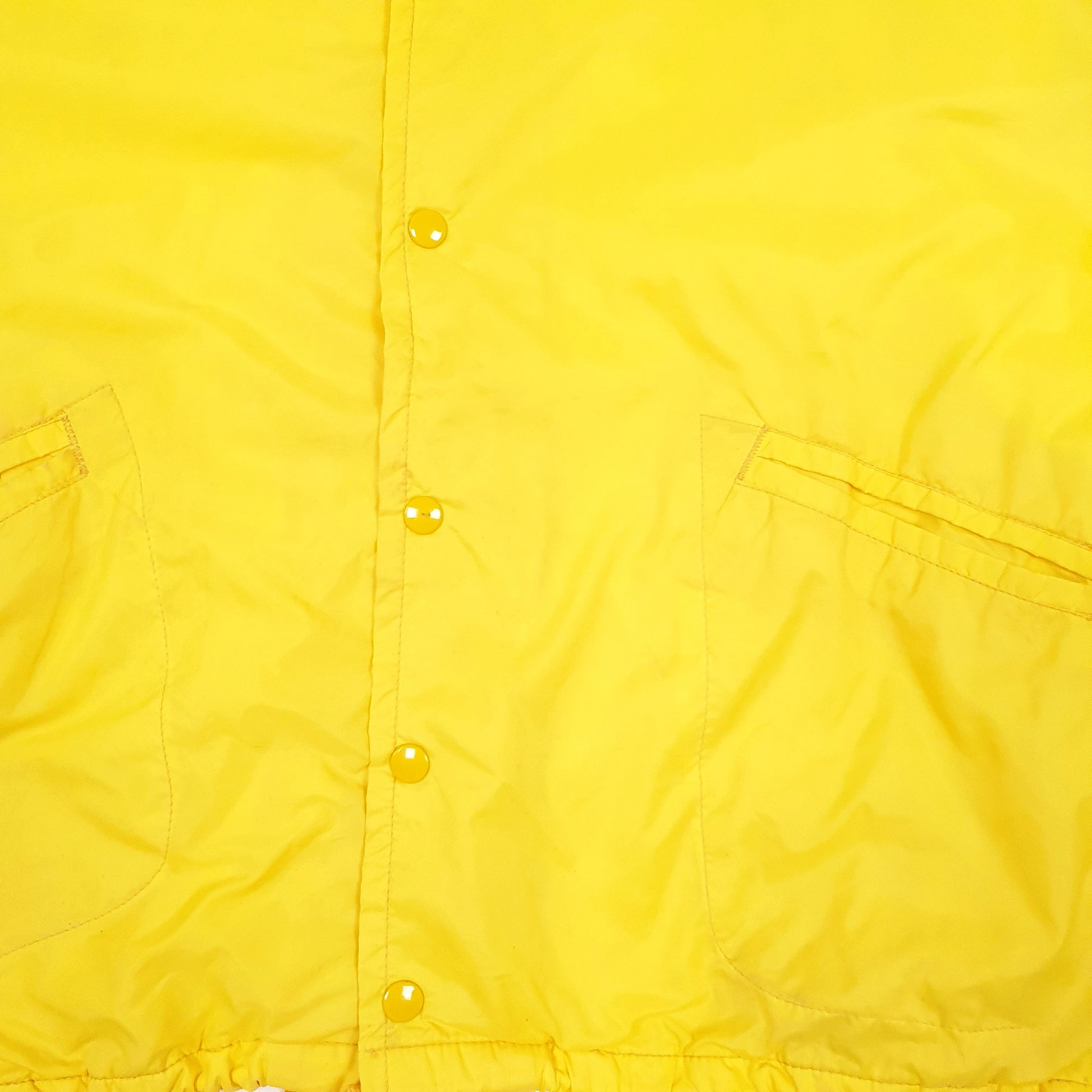 Mens Yellow West Wind Vintage Camdenton Lakers Quarter Zip Coat