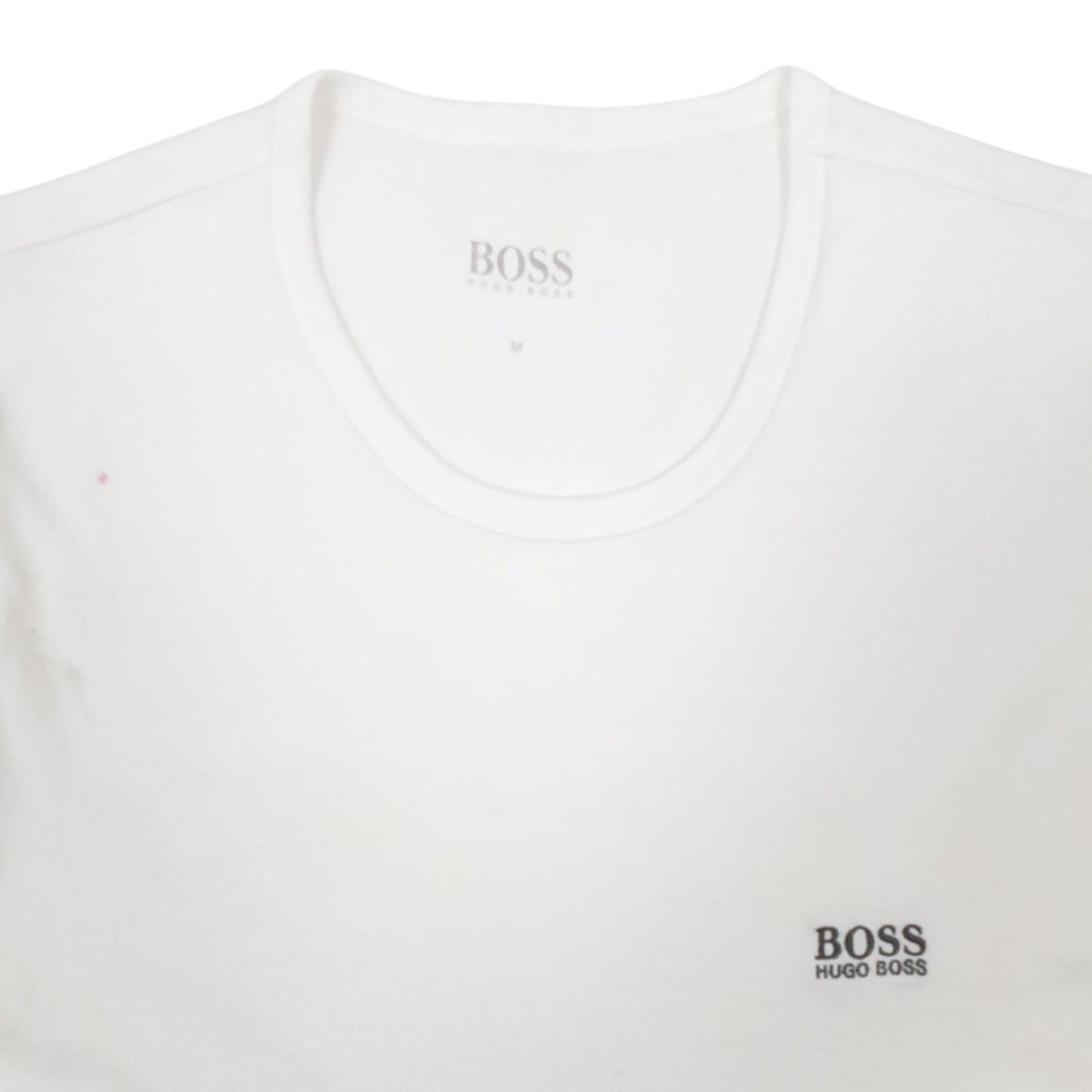 Mens White Hugo Boss  Short Sleeve T Shirt