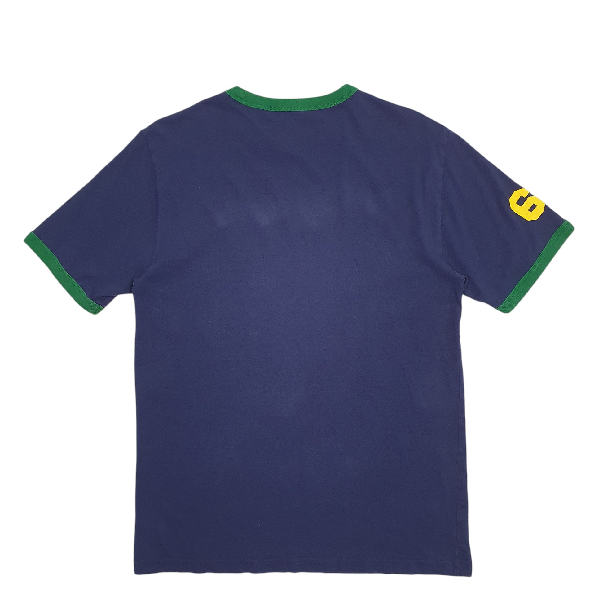 Womens Navy Polo Ralph Lauren Spellout Short Sleeve T Shirt