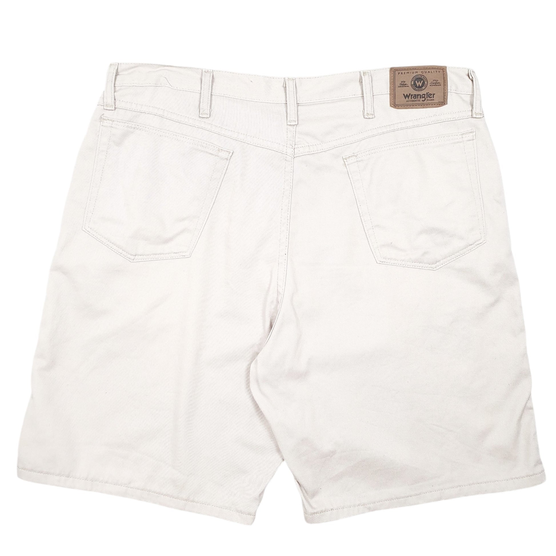 Mens Tan Wrangler Denim Jeans Jorts Chino Shorts